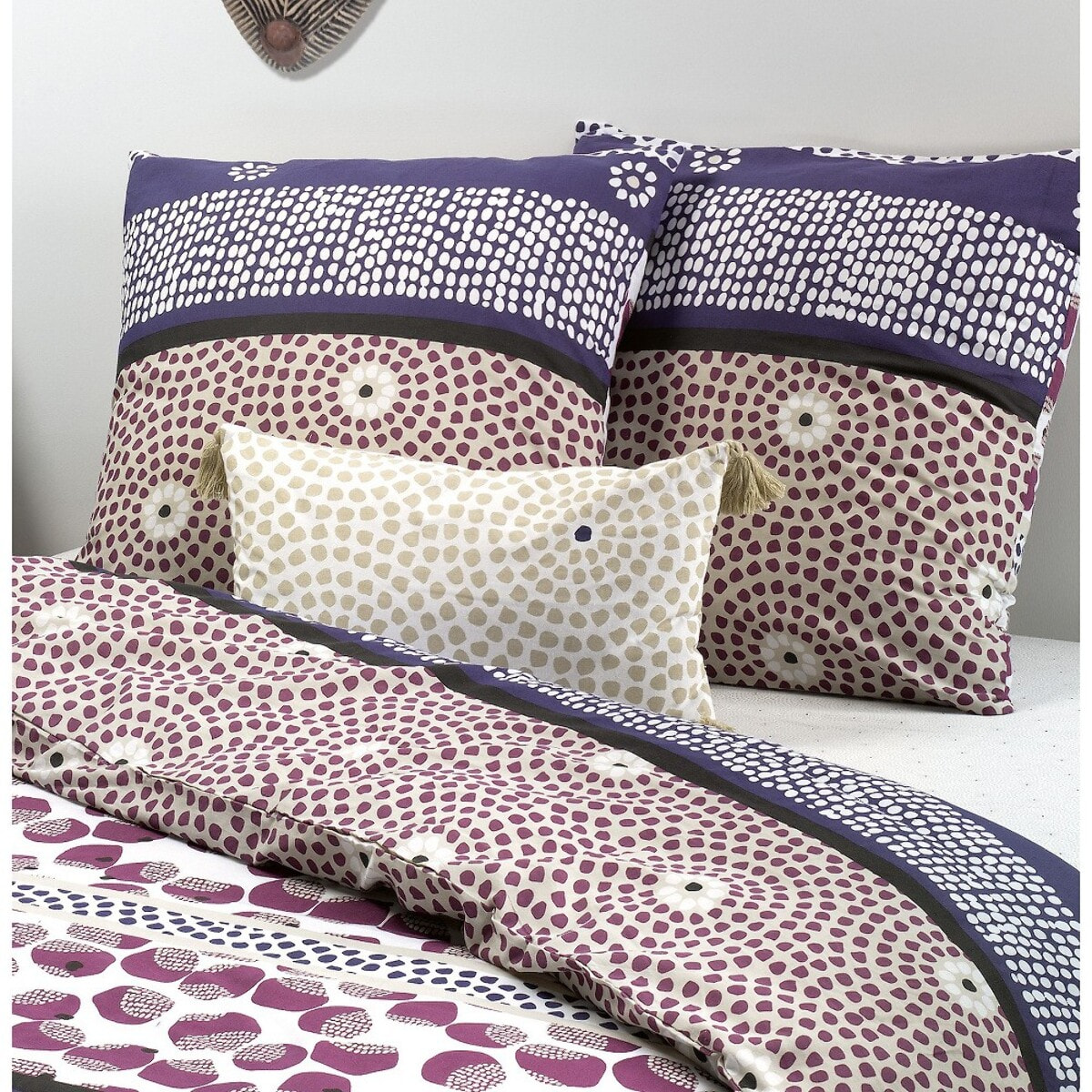 Parure Coton Imprimee Jaita 47 Fils + 2 To 63x63