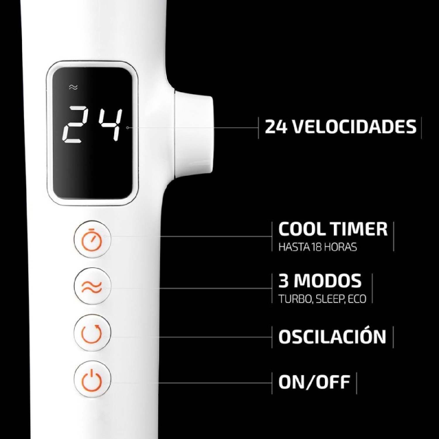 Ventilador de Pie con Mando a Distancia y Temporizador EnergySilence 1030 SmartE