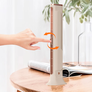 Ventilador de sobremesa, doble posicionamiento con 3 velocidades.