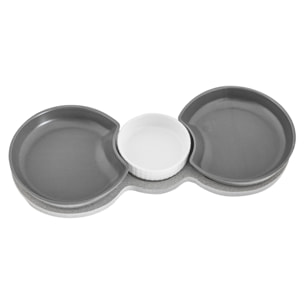 Antipastiera Yin&Yang con portasalse