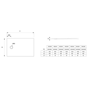 Receveur Ipso anthracite