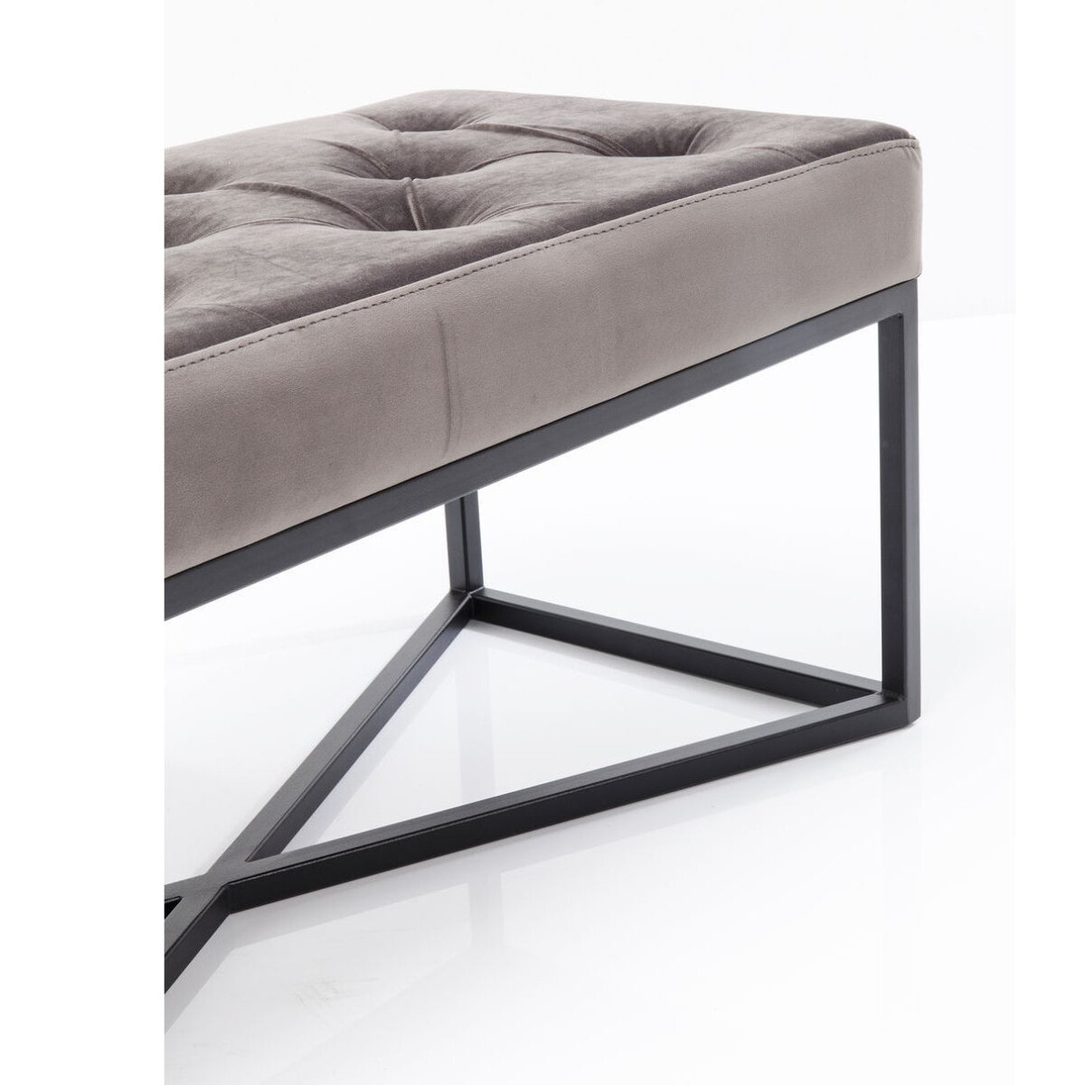 Banc Crossover gris et noir Kare Design