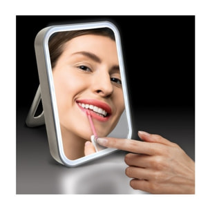 Miroir Lumineux à Led ANIA Taupe mat MSV