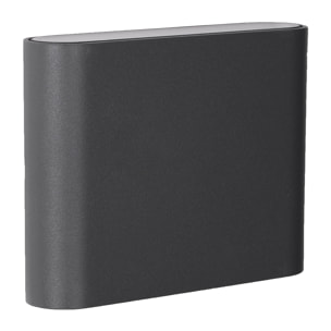 Forlight Aplique Ip65 Grove Opaque Square Led 2,6W 4000K Negro 89Lm