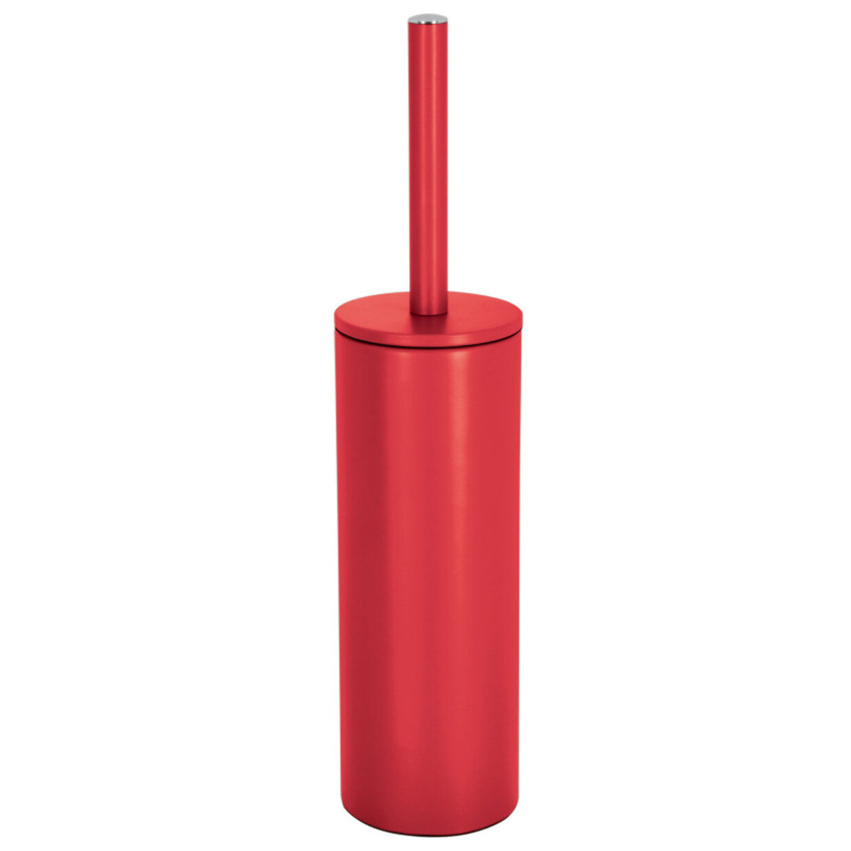 Set Poubelle à  pédale 5L & Brosse Wc AKIRA Rouge mat Spirella