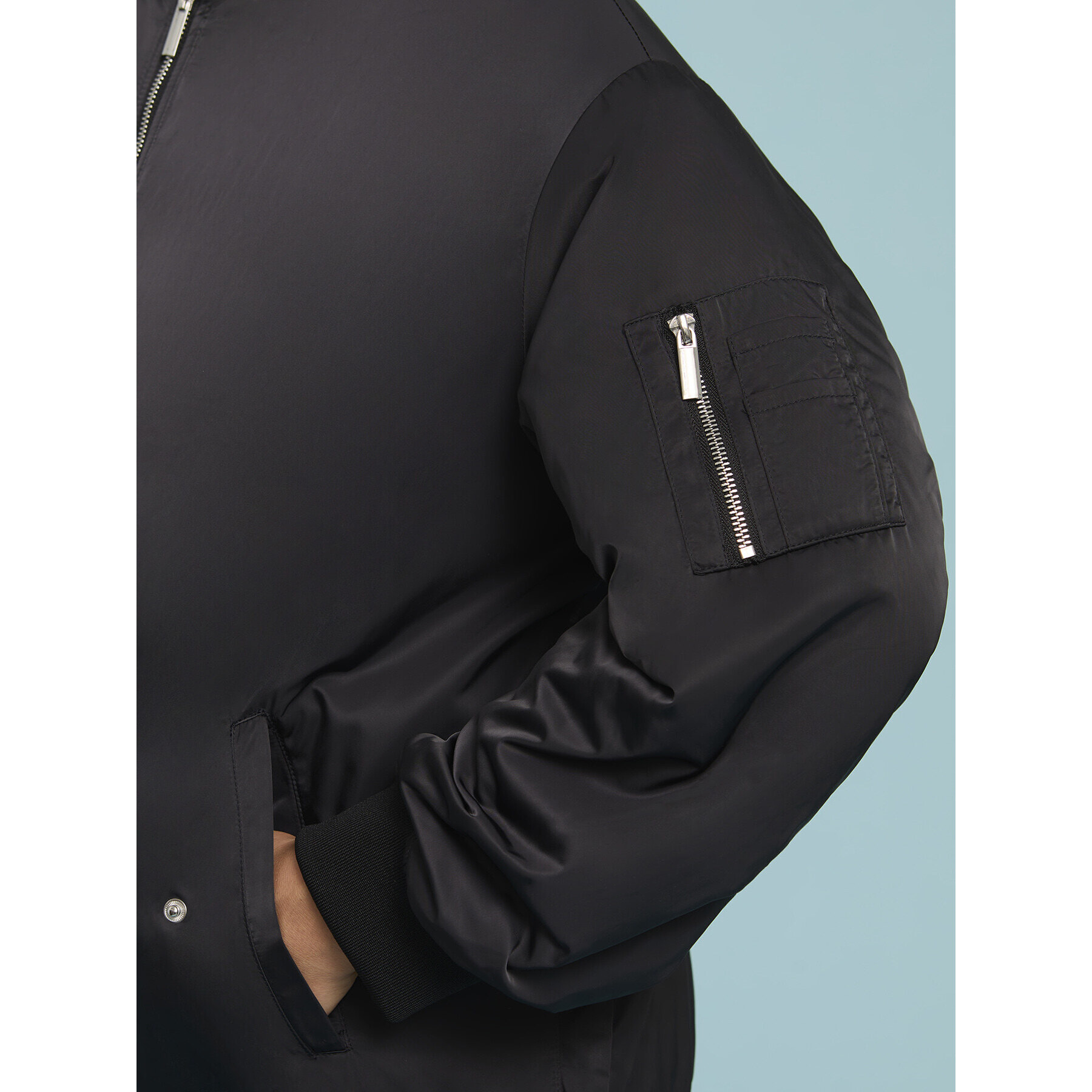 Fiorella Rubino - Bomber con imbottitura leggera - Nero