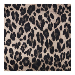Shopper Ava in tessuto fantasia leopardata 35×39 cm