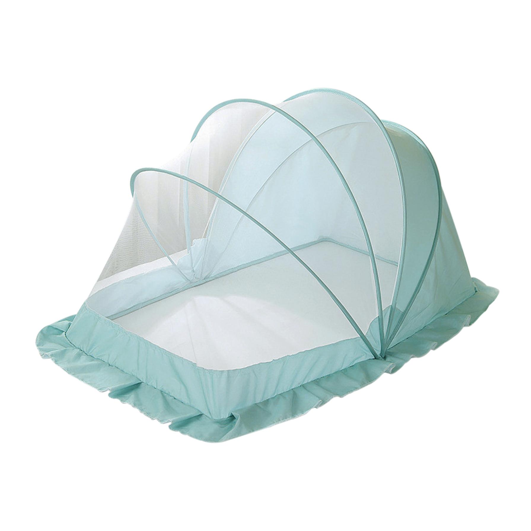 DAM Mosquitera plegable infantil 110x60x65cm, de 0 a 3 años. 110x60x65 Cm. Color: Turquesa