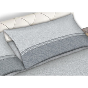 Completo Lenzuola Disegno Borbon25 Grigio CN