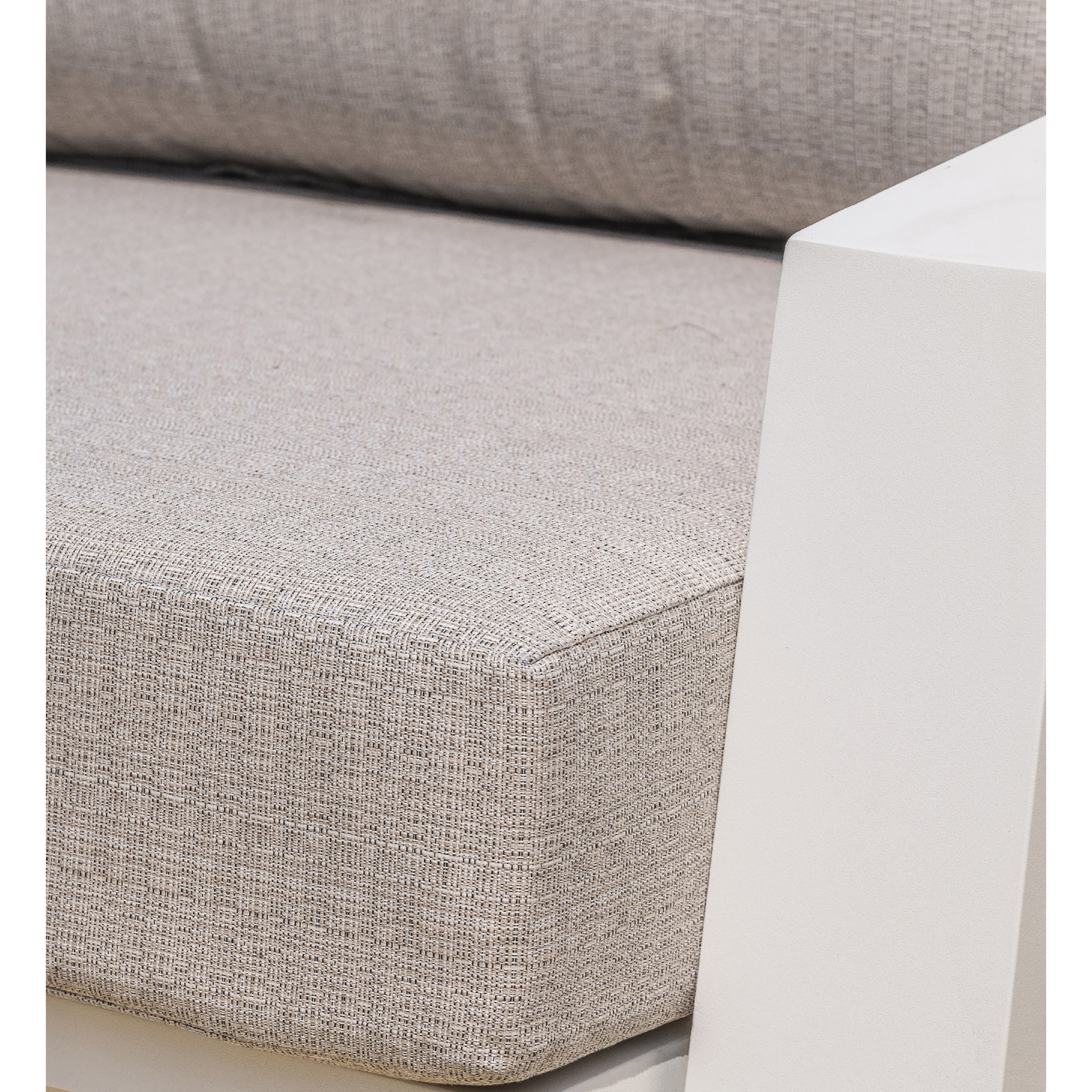 IBIZA - Salon de jardin 5 places en aluminium