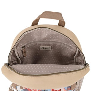 Bolso Mochila Mujer Skpat Leyre Taupe