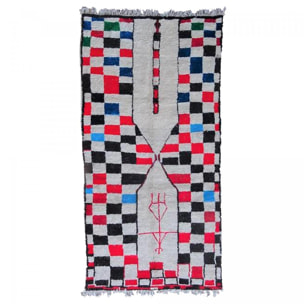 Authentique tapis berbère fait main en laine FURO