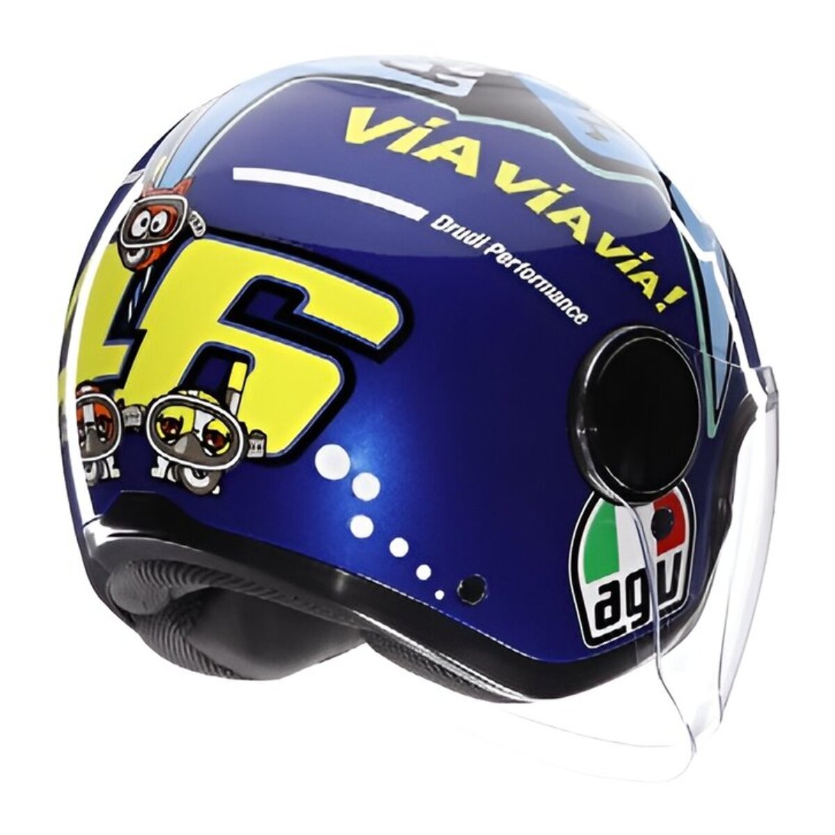 CASCO AGV ETERES E2206 ROSSI MISANO 2015