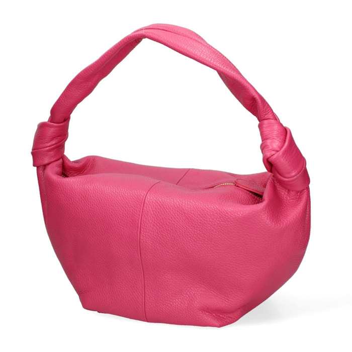 Borsa a spalla da donna - Modello Lunaria - Vera pelle - 37.0 x 20.0 x 17.0 cm