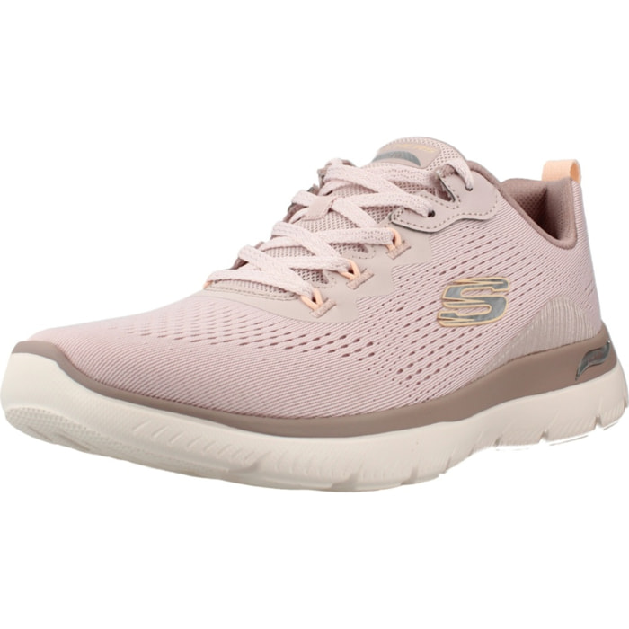Sneakers De  Mujer 150754s Arch Fit Summits Daily Flow Rosa