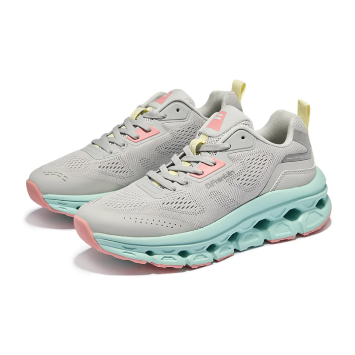 Zapatillas Deportivas Mujer Aero Dual Gris / Menta
