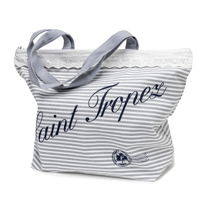 Tris Telo Mare+Borsa+Pochette Modello Stylish
