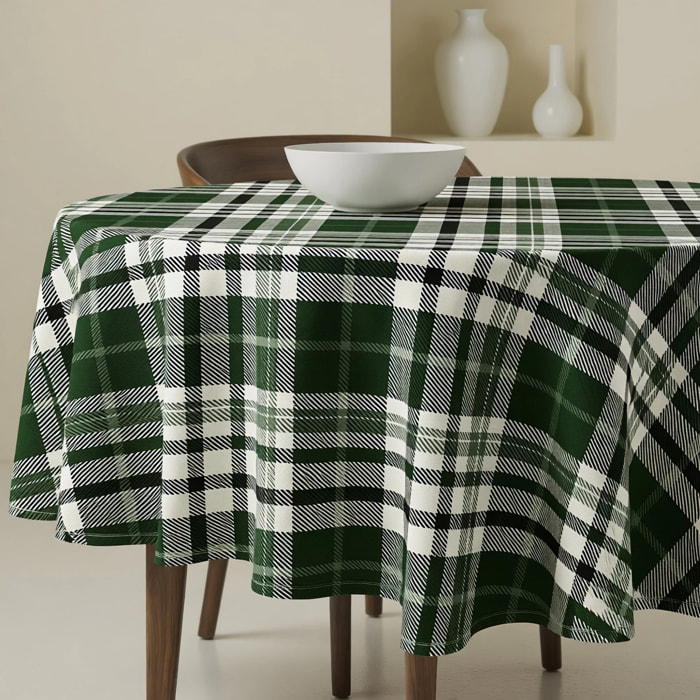 Nappe ronde anti-taches Davis Green