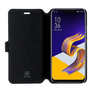 Etui IBROZ Zenfone 5 ZE620KL - ZS620KL Cuir Noir