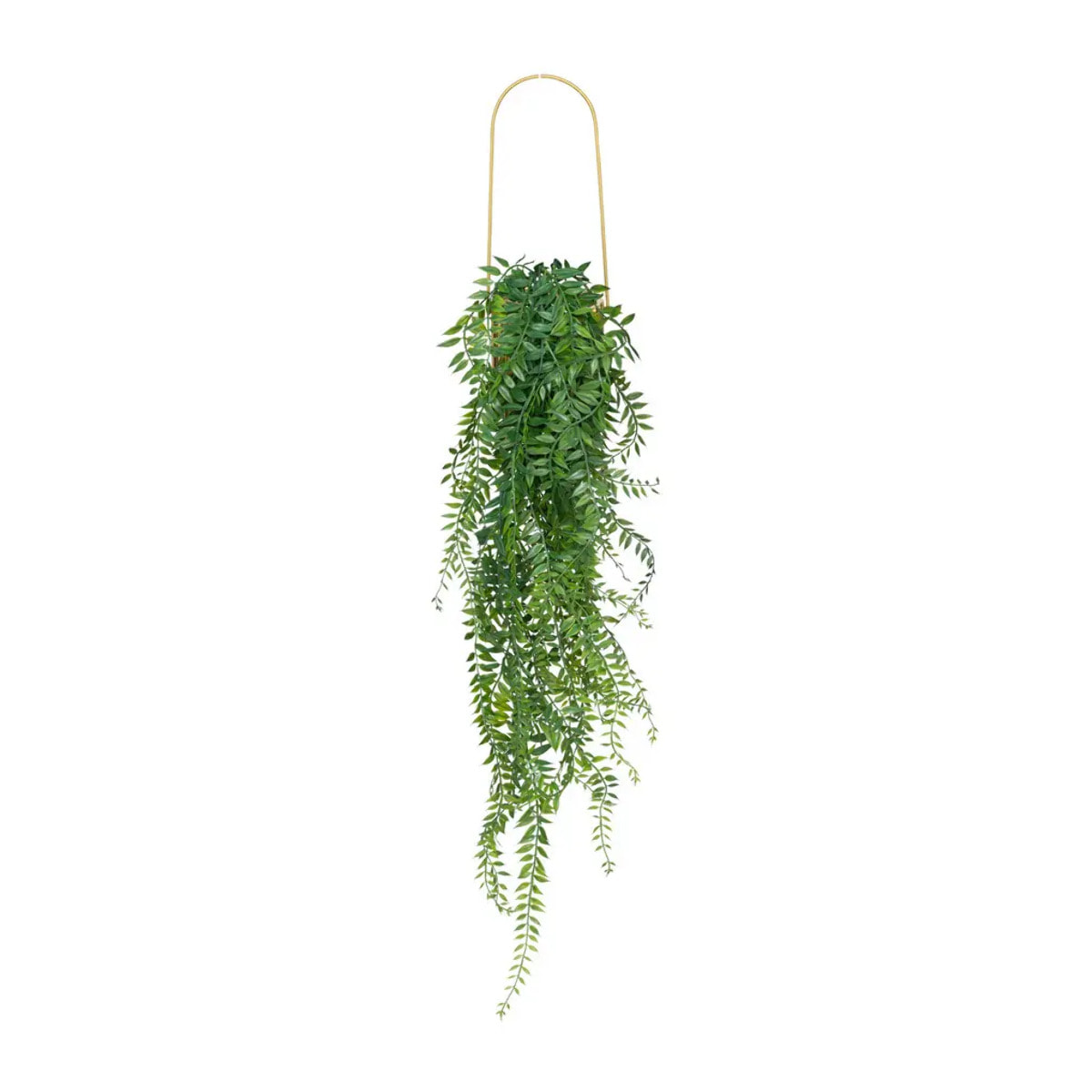 Plante artificielle en pot "Le collectionneur" en métal H82cm doré