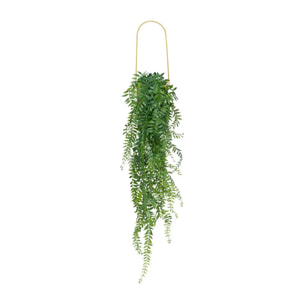 Plante artificielle en pot "Le collectionneur" en métal H82cm doré