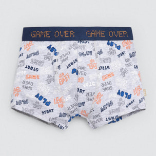 Confezione da 2 boxer da bambino "Game Over"