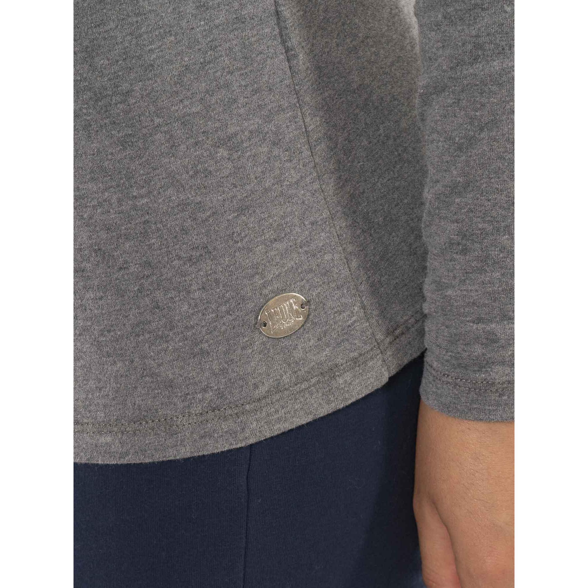 Camiseta de manga larga con cuello alto para mujer "Never Without"