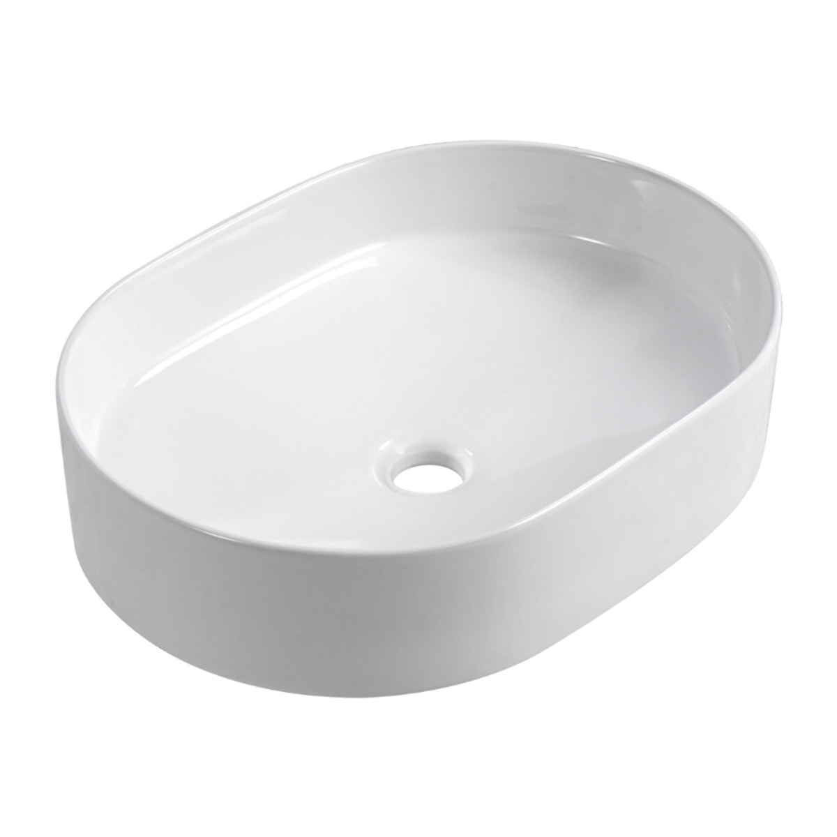 DARK mitigeur lavabo XL, or brossé + Ceramia PixL 50x36,5x12 cm vasque à poser, sans trop-plein, blanc (SAT285PBZCEPX5037)