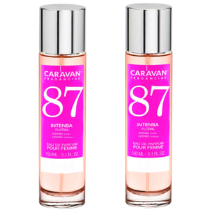 Caravan fragancias set de 2 frascos perfume de mujer nº87, de 150 ml