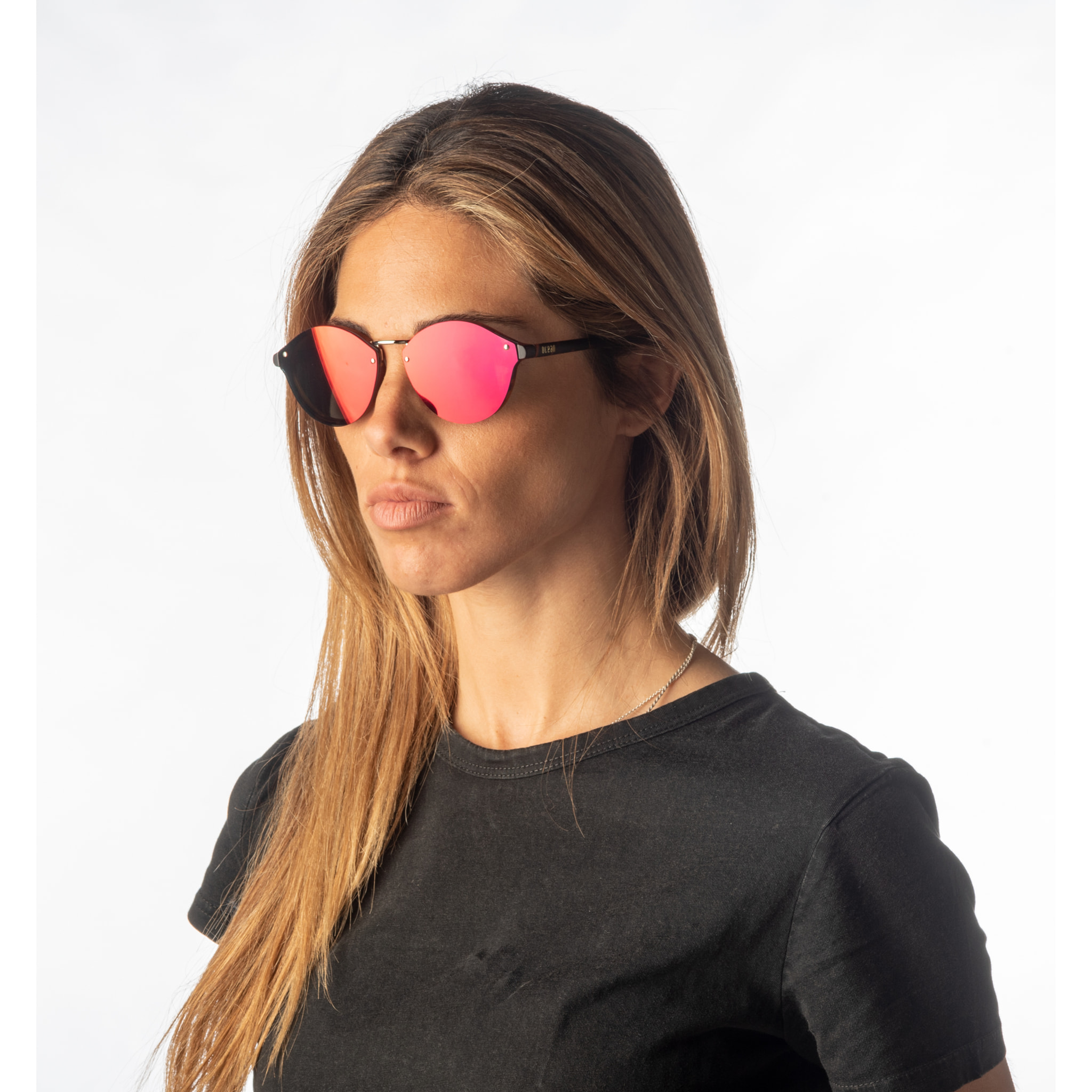 Gafas de sol PALO ALTO TURIN - Mate demi marrón / Plana revo roja
