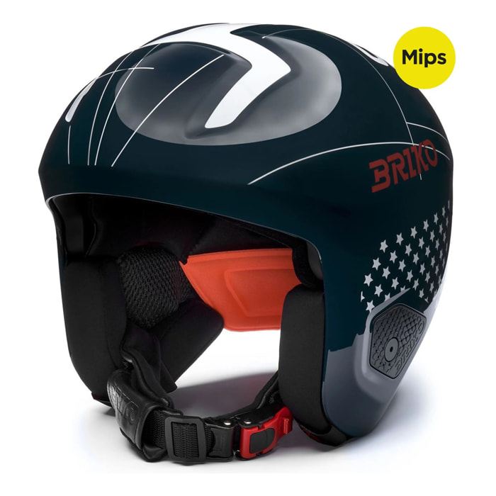 Caschi Briko Uomo Donna Blu Vulcano 2.0 Usa Mips