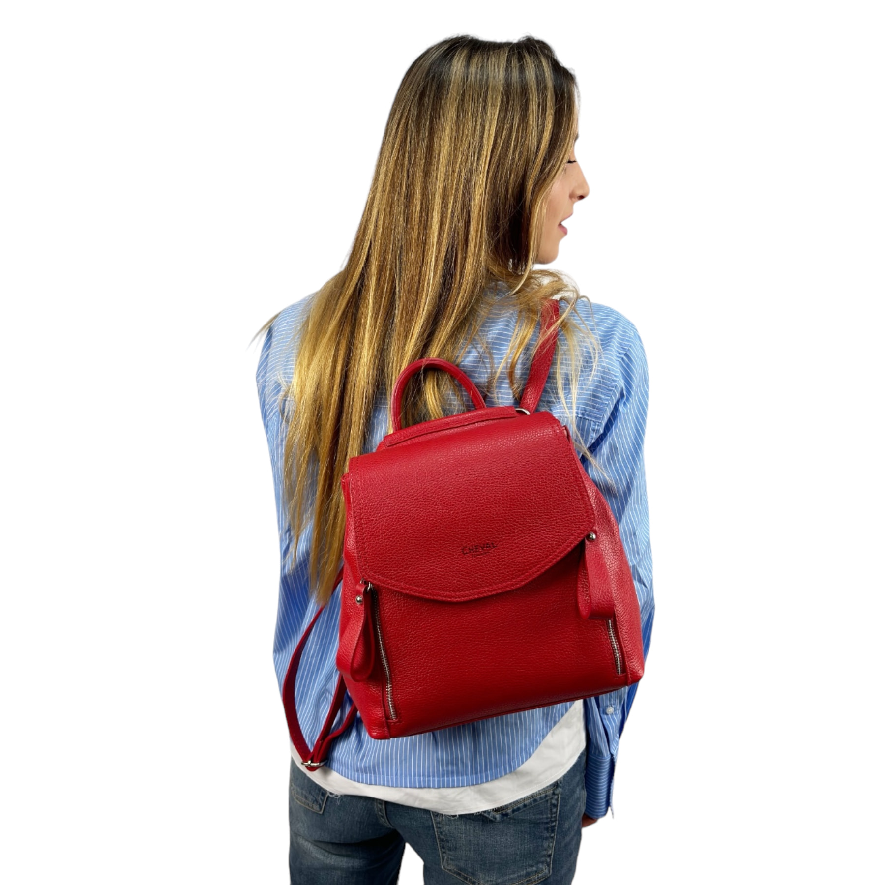 Mochila Cheval Firenze Linda Rojo