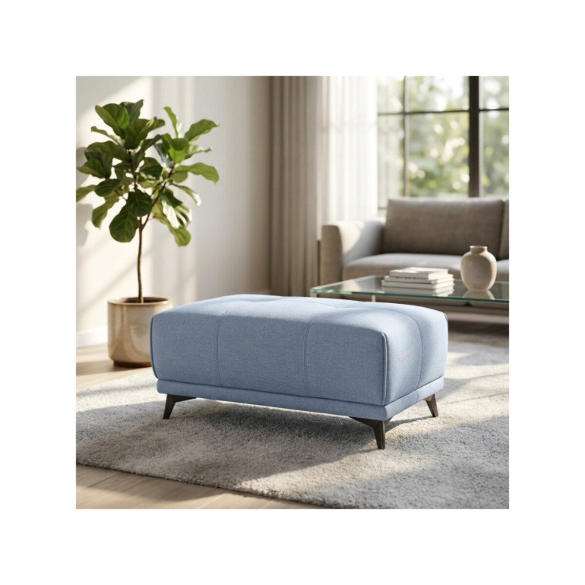 Pouf de canapé modulable à composer en tissu - BORA