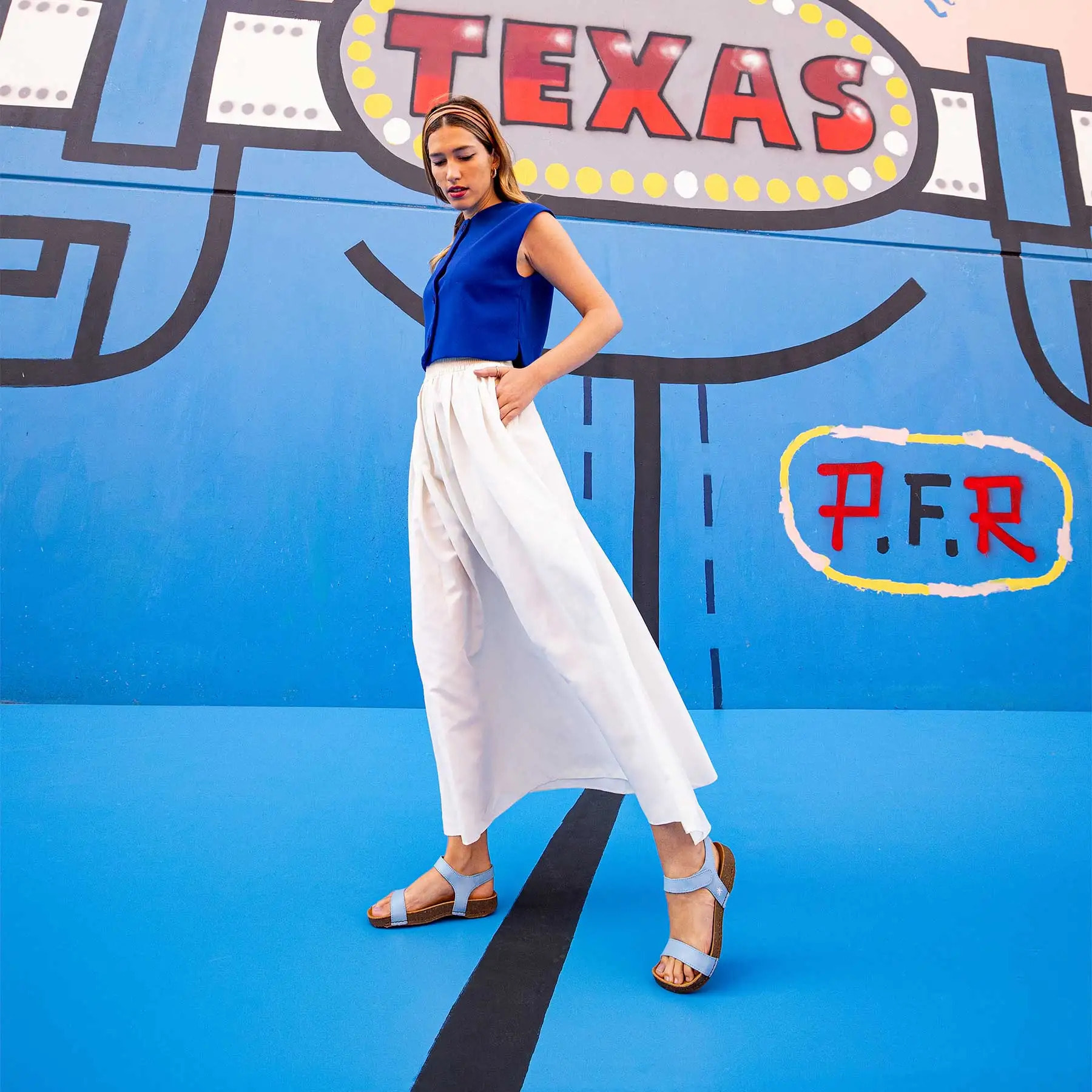 Sandalias 1119 NAPPA FUXIA/ I BREATHE color Fuxia