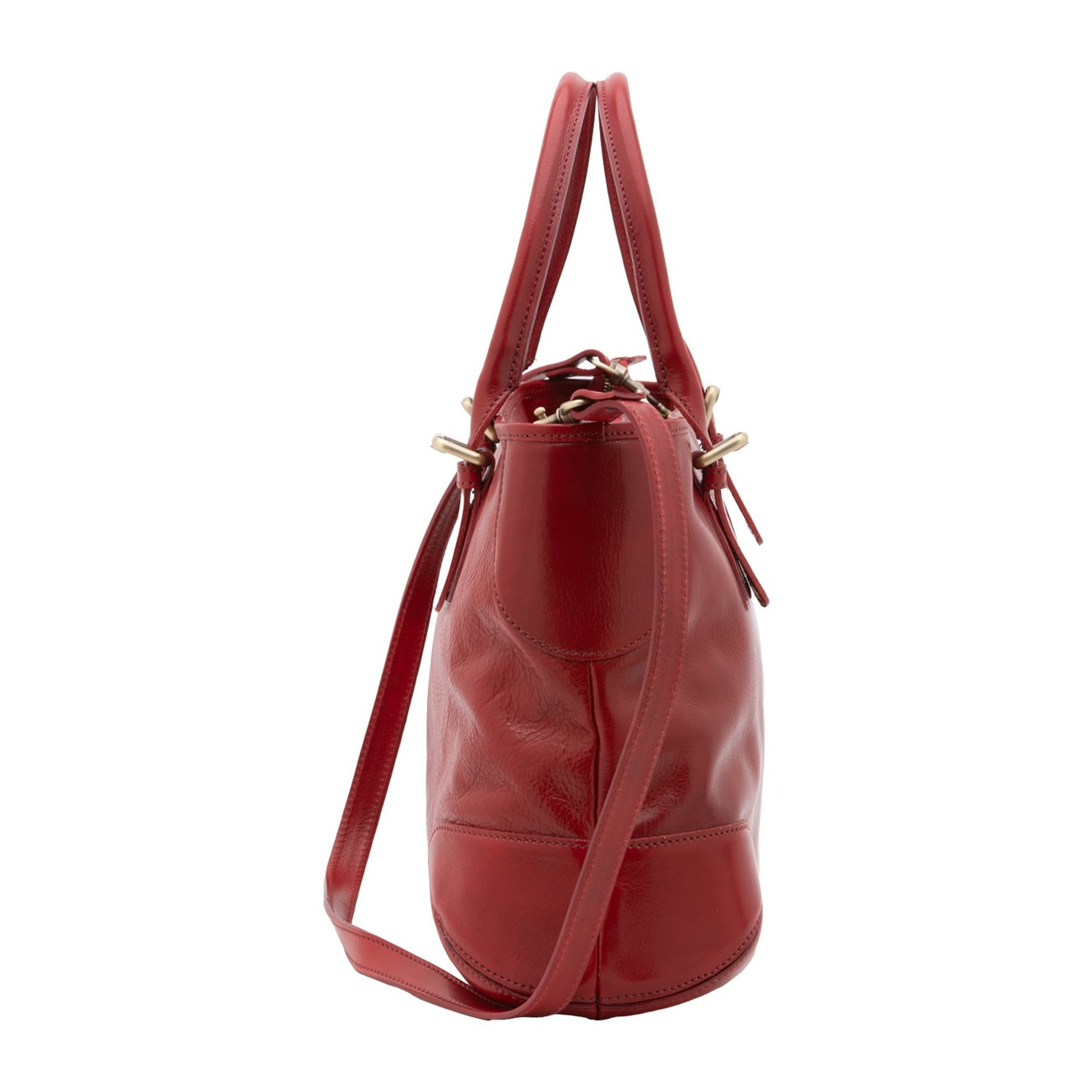 Borsa a tracolla da donna - Modello False - 100% pelle - 28.0 x 43.0 x 16.0 cm