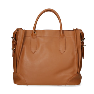 Borsa a mano da Donna Doralice in Vera Pelle Made in Italy 31x38x17 cm