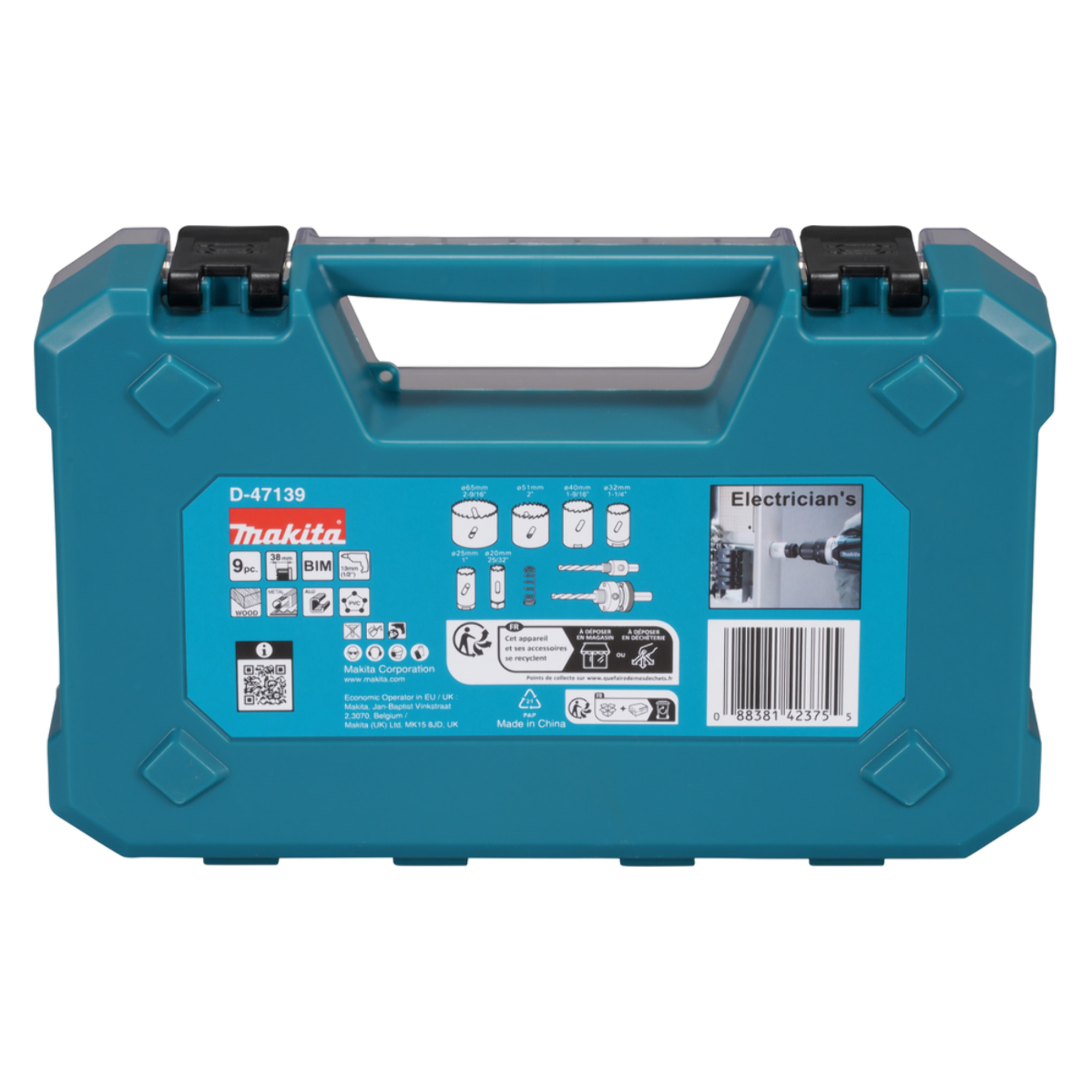 Coffret de scies trépans (6 pcs) - MAKITA - D-47139