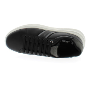 Armata di Mare Scarpe Uomo Court Sneakers Stringate con Soletta Rimovibile in Memory Foam AMU 2D808 Black