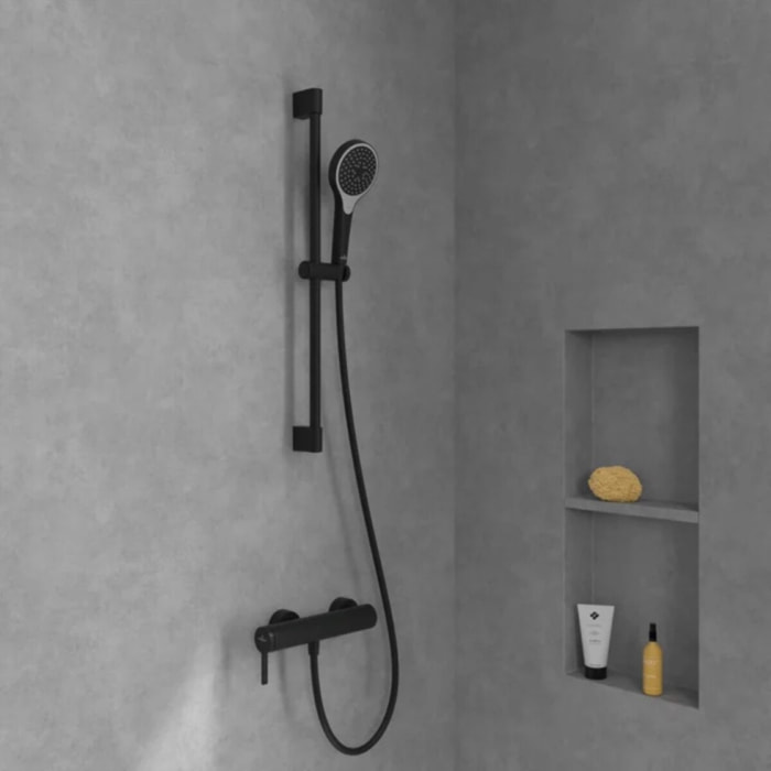 Mitigeur mécanique douche Dawn Matt Black