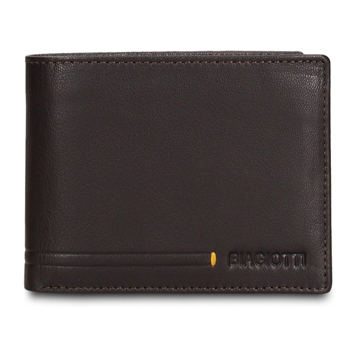 Portafoglio uomo vera pelle - Modello Araldo Prime - Casual - 12.0 x 10.0 x 2.5 cm
