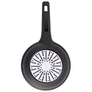 Set de Cocina con 2 Cacerolas Ø20Ø28cm en Aluminio forjado + 2 Sartenes Ø20Ø24cm + Sartén Grill 28x28cm + Wok Ø30cm en Aluminio fundido Copper Bergner