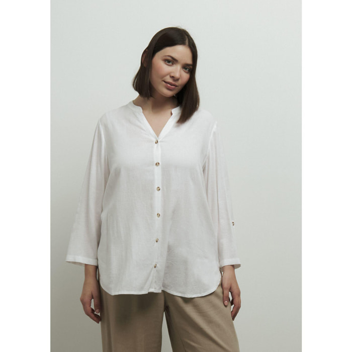 CAMICIA BIANCO LANA CONBIPEL