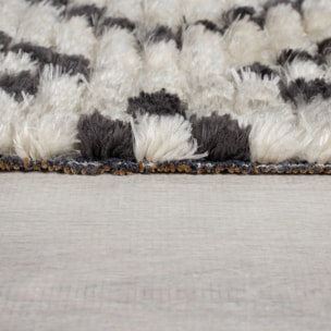 Tapis style berbere SABRI Monochrome