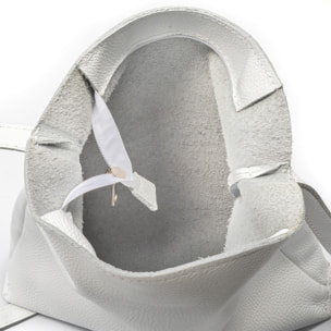 Bagnoa borsa a spalla donna. Pelle autentica Dollaro.