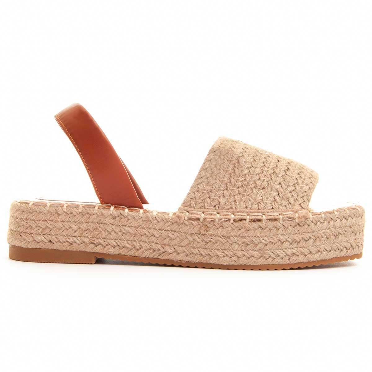 Sandalias de Plataforma - Beige - Altura: 4 cm