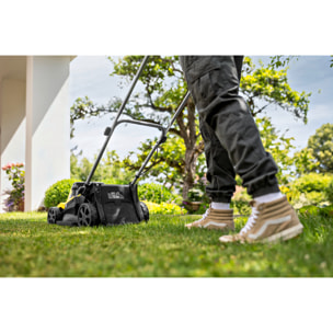 Tondeuse à gazon sans fil 36 V Karcher LMO 4-18 Dual avec 2 batteries 18V-5Ah- moteur brushless- autonomie 450 m²- coupe 37 cm