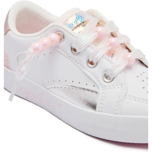 Zapatillas de Niña con Detalles Brillantes y con Cordones