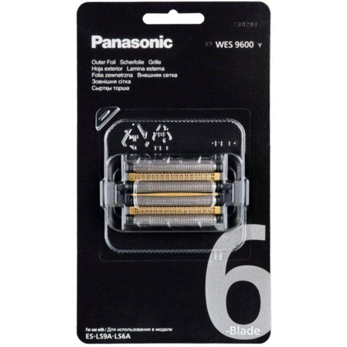 Grille de rasoir PANASONIC grille et lames x6 WES9600Y1361