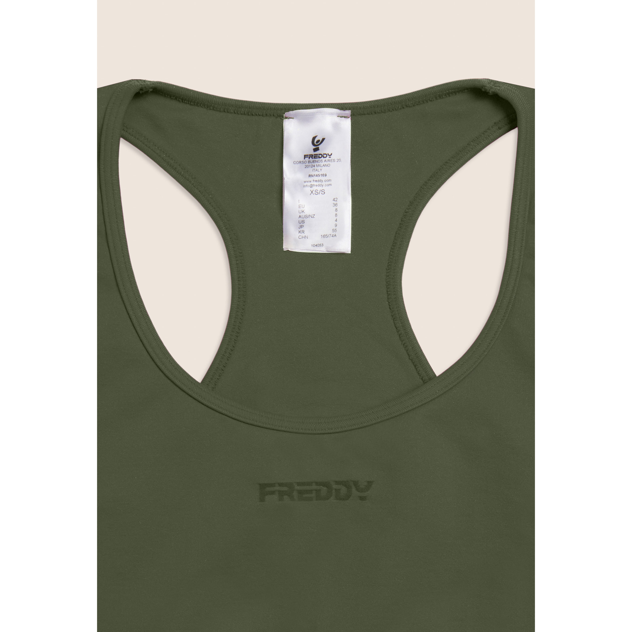 Tuta Jumpsuit Seamless Short con cut-out sulla schiena