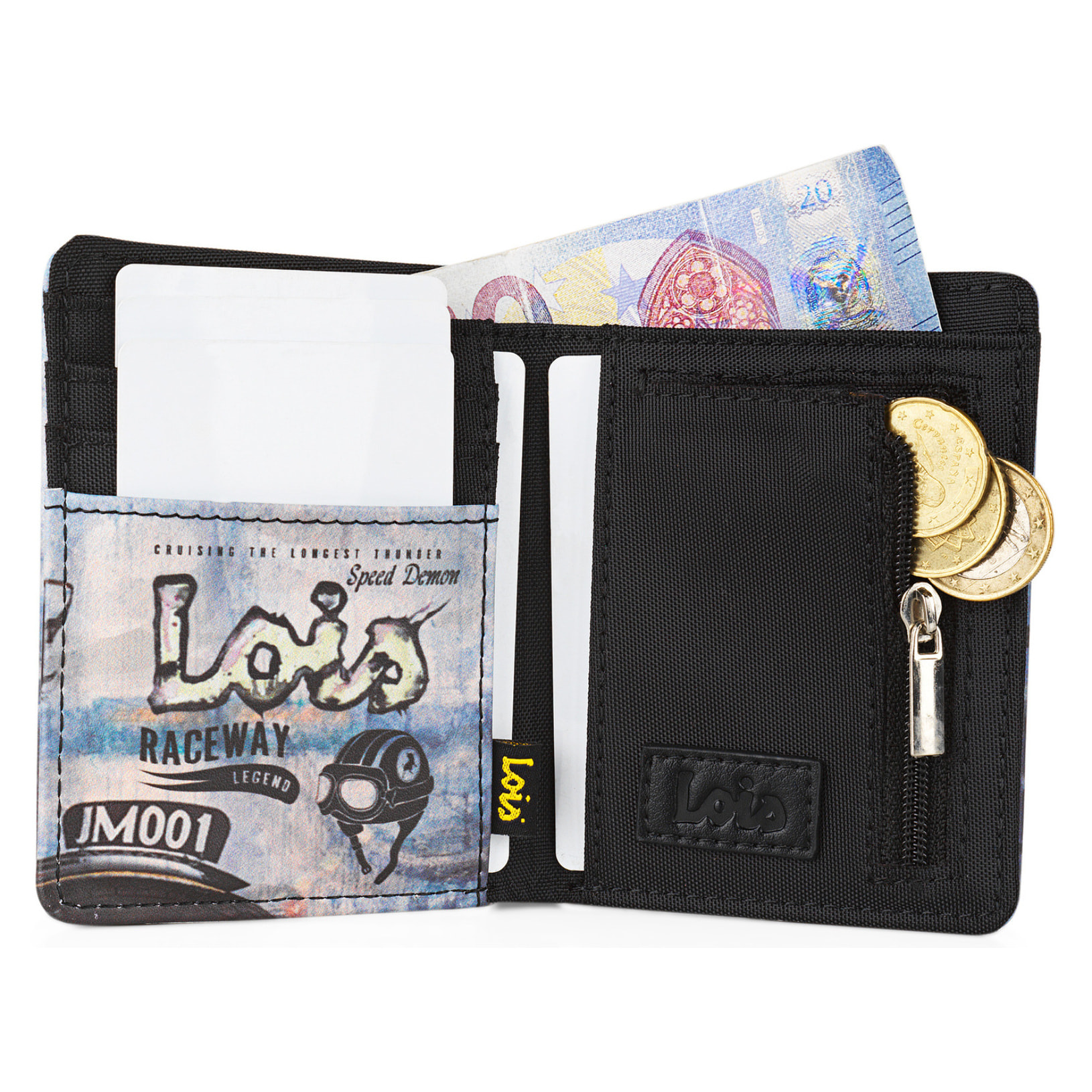 Cartera Hombre Sintetico Lois Rundle Negro